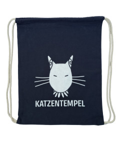 katzentempel.kordelbeutel schwarz 0