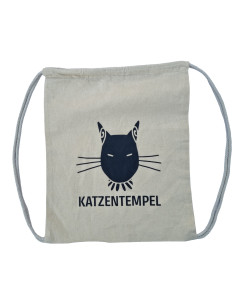 katzentempel.kordelbeutel beige 0